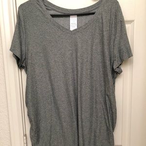 Grey maternity top